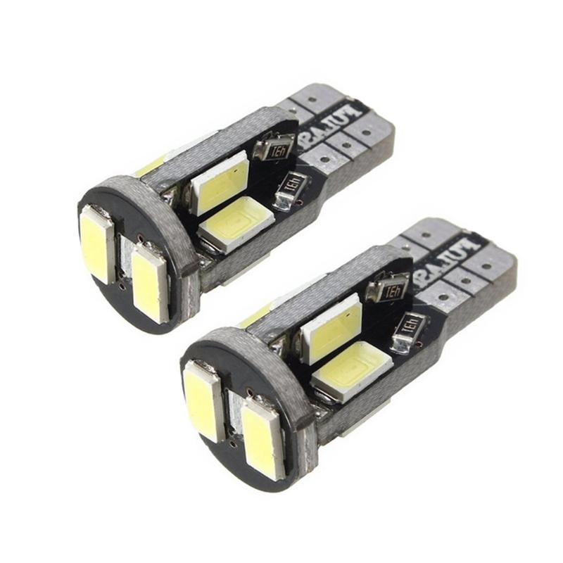 

Display width lamp T10-5630-10SMD super bright license plate light 10 pcs, As pic