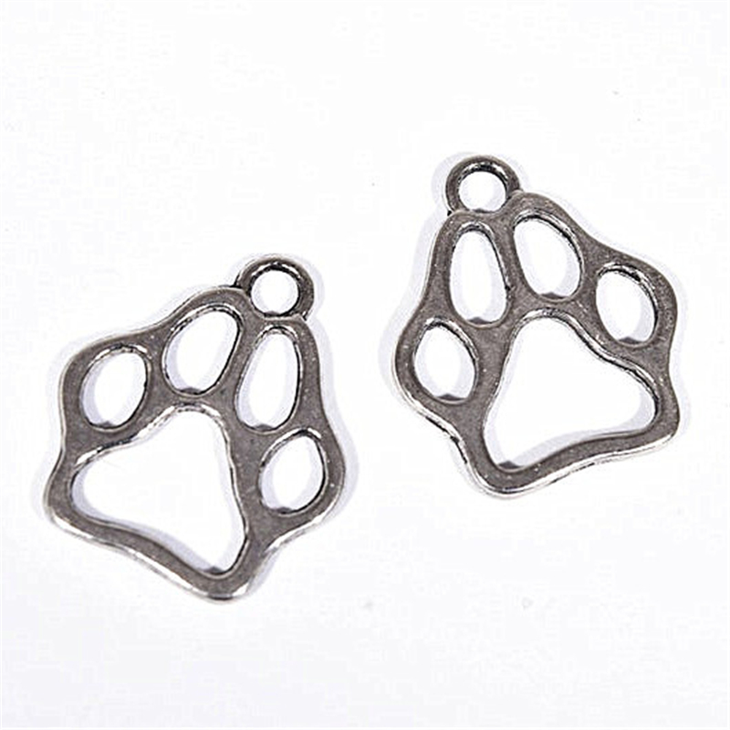 

8 Cat Charms Cat Print Charms Earring Pendant Dog Charm Pendants 16x19mm