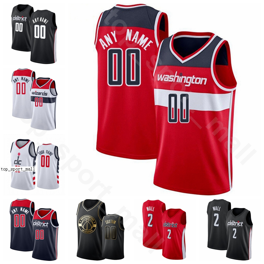

Screen Print Basketball John Wall Jerseys Bradley Beal Rui Hachimura Thomas Jerome Robinson Moritz Wagner Red White Black Man Woman Youth, Men new
