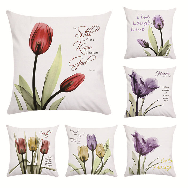 

Big flower --16 HomerDecor Cushion Cover Throw Pillowcase Pillow Covers 45 * 45cm Sofa Seat Cushion Decorative, 20
