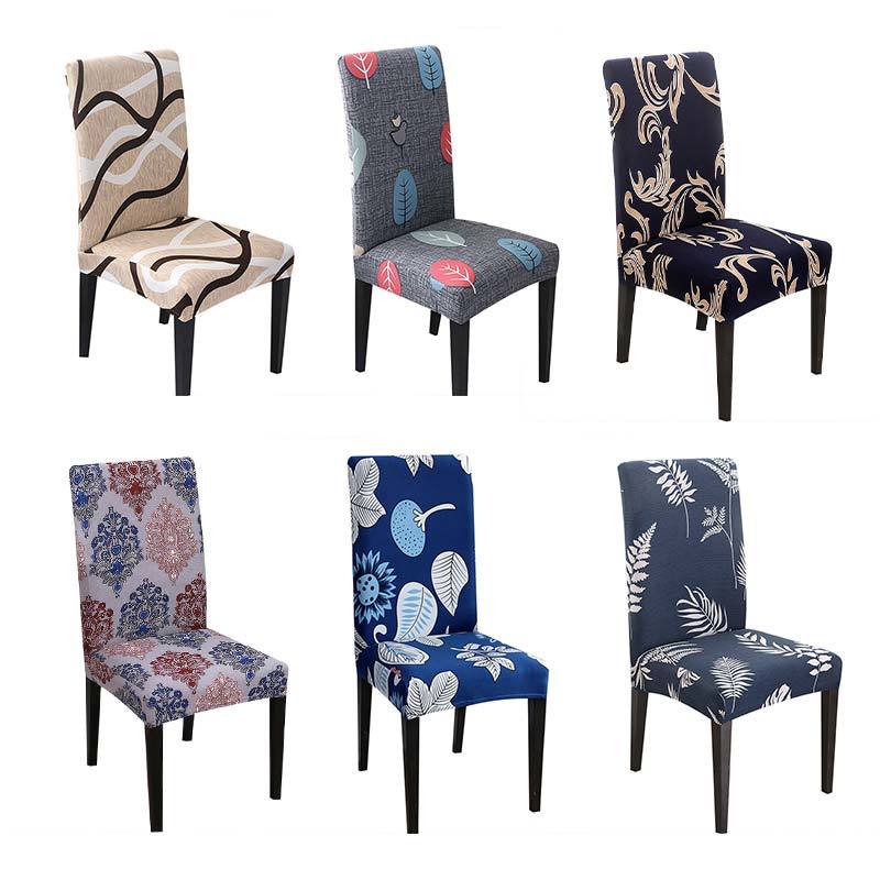 

Chair Cover Blue Chair Covers Dining Room Leaves Covers For Chairs With Backrest CH37007
