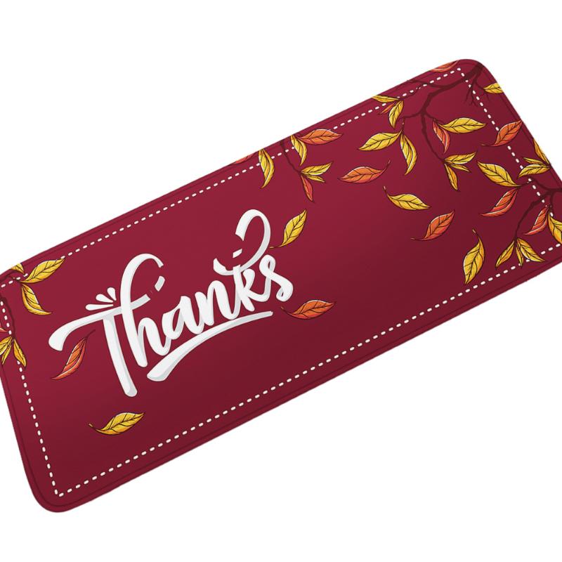 

Holiday decoration personalized floor mat kitchen bedroom living room flannel carpet waterproof non-slip bathroom mat bath