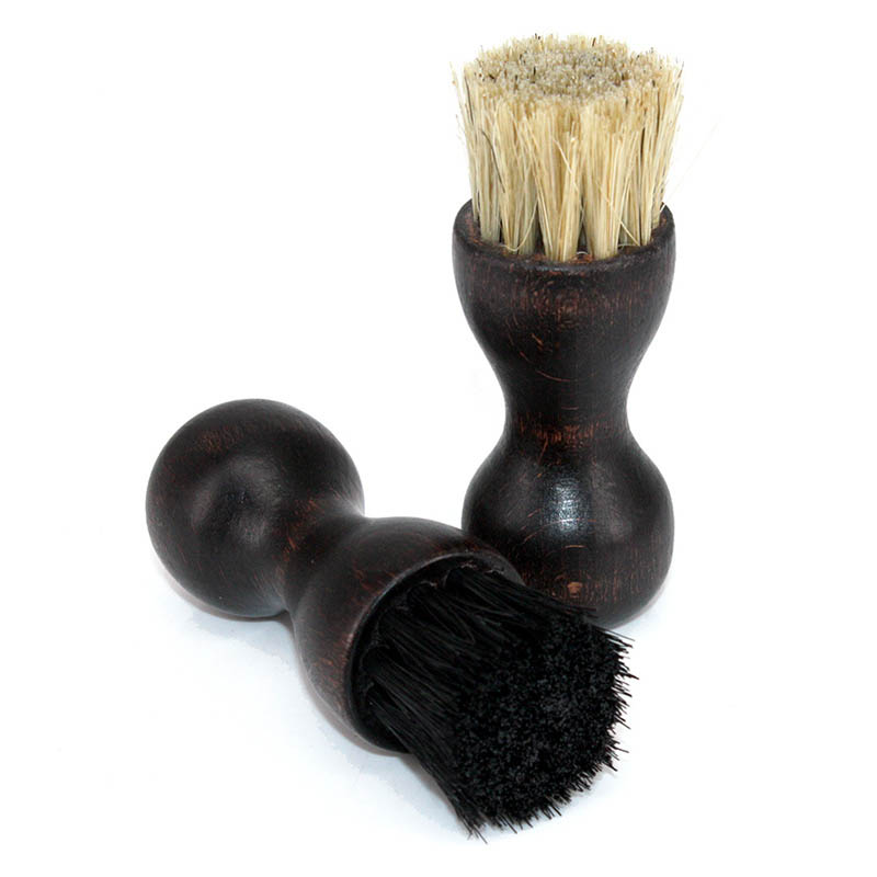 

Leather Shoes Supplies Buffing Brush Portable Boot Shoes Brush Wood Handle Home Cleaning Tool 1 PC Mini Bristle Brushes