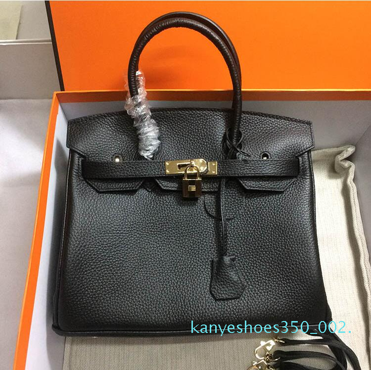 

k02 Fashion Bag 35CM 30CM 25CM Womens Totes Shoulder bags With Stamped Lock Lady Genuine leather Handbag Scarf Horse Charm free shipping, Dark grey