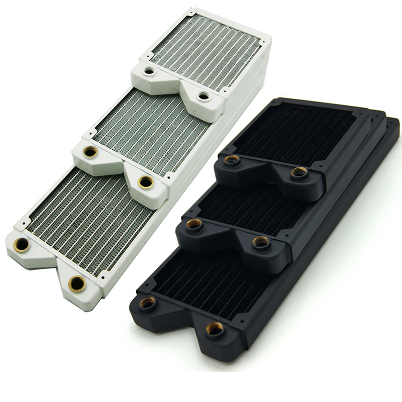 

PC Water Cooling Full Copper Radiator For Conputer CPU GPU VGA RAM Heatsink Exchanger liquid Cooler 120 240 360 480 Black /White
