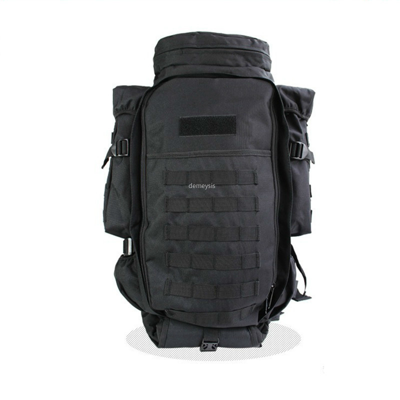 

Outdoor Mountaineering Bags Tactical Molle Backpack Large Capacity Outdoor Hiking Climbing Trekking Backpack, Black