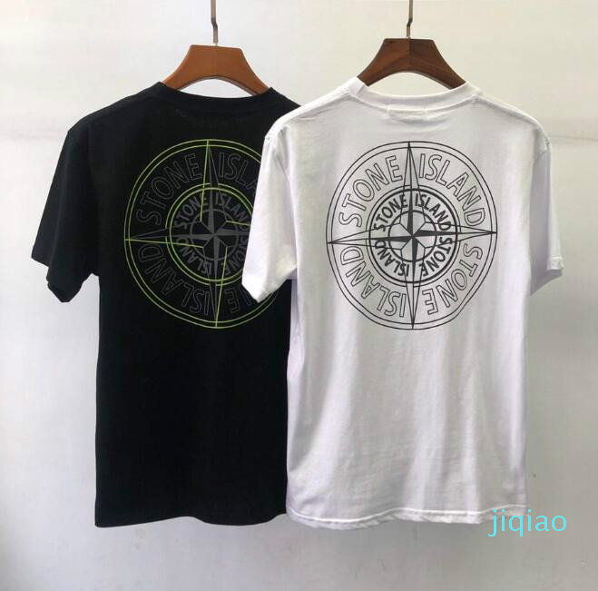 

Fashion-Stone G head island brand T-shirt brand luxury T-shirt classic pattern printing clothing men's fashion quality high quality hot sale, White;black