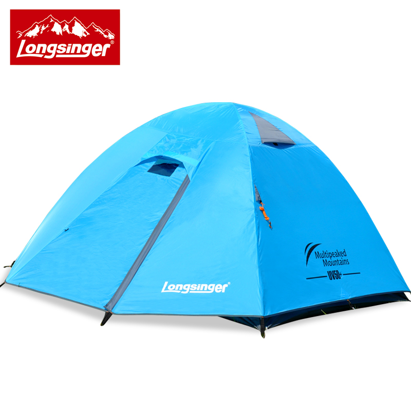 

Longsinger/Ultra-light 3 4 double layer aluminum rod professional outdoor camping hiking tent