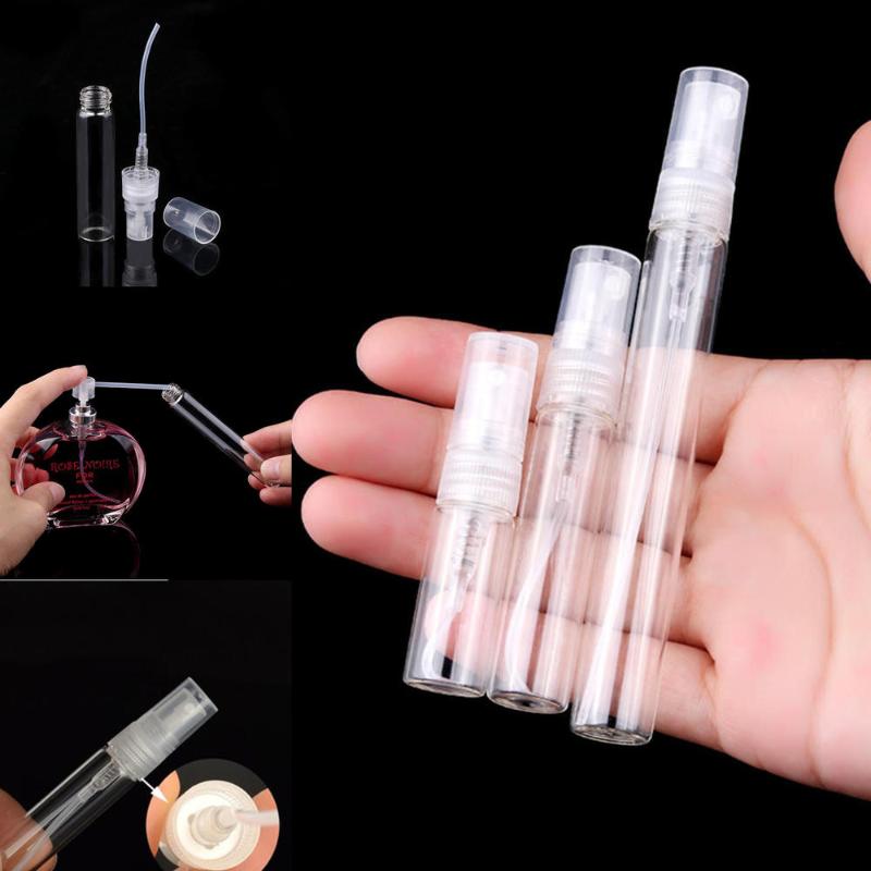 

Hot 5pcs 3/5/10ml Portable Glass Perfume Bottles Mini Empty Perfume Glass Spray bottles Empty Cosmetic Container For Travel, 5pcs 3ml
