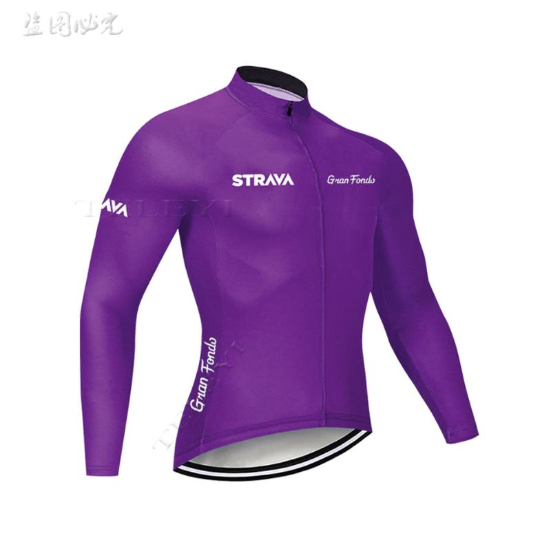 

2020 Strava Long sleeve Cycling jersey MTB Bike Clothing Men's Breathable Bicycle clothes Ropa Hombre Bicicleta
