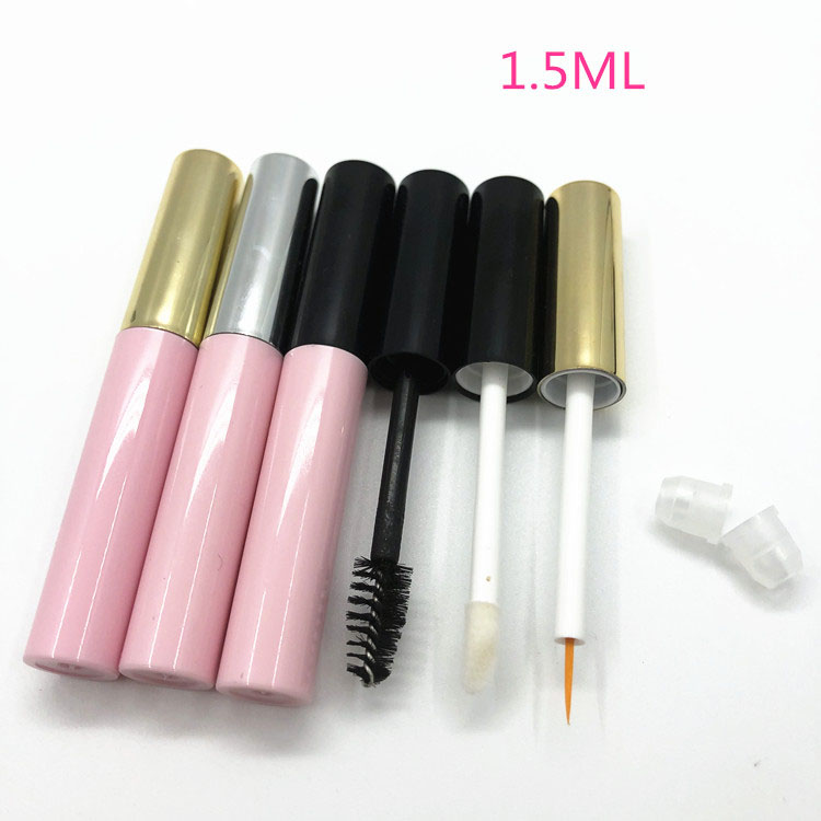 

1.5ml Empty Cosmetic Lip Gloss Mini Bottles makeup Eyeliner Liquid Refillable Bottle Mascara Accessories Lipgloss Lipstick Tubes