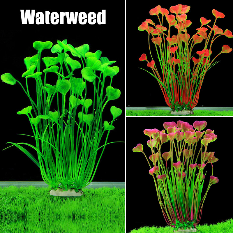 

Handmade Aquarium Plastic Plants Decoration Fish Tank Water Plant Grass Ornament XHC88