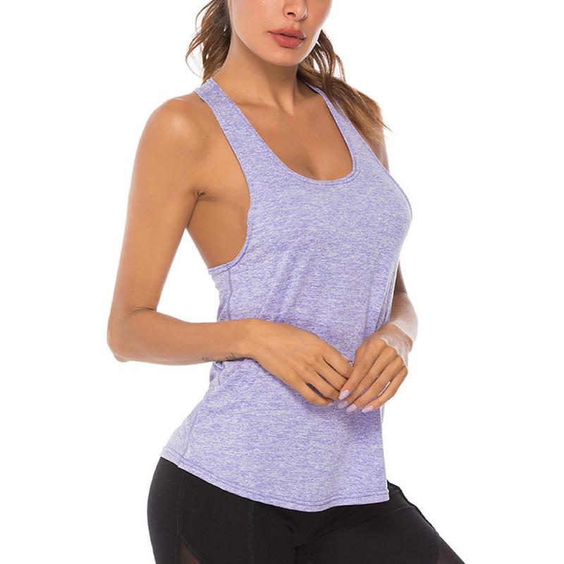 

Quick-drying Sleeveless Yoga Vest Sport Singlet Women Athletic Fitness Sport Tank Tops Gym Running Training Yoga Shirts BN99, Green stripe