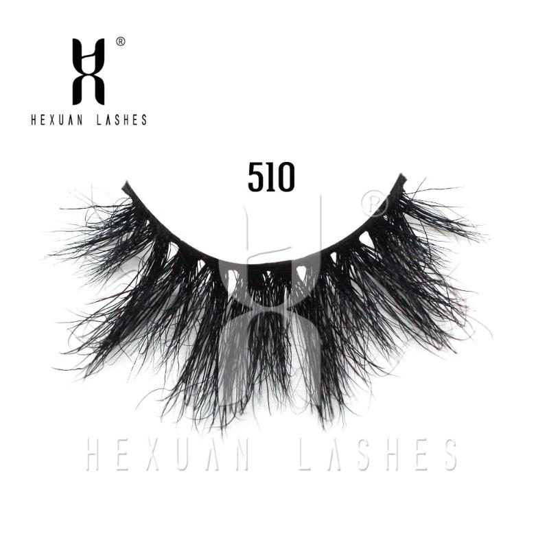 

Mink Eyelashes Crisscross Natural long lashes Length 25mm Makeup 3D Mink Lashes Extension Eyelashes Beauty