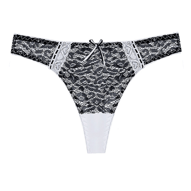 

Linbaiway Sexy Women Thongs Transparent T-back Lace Underpants G-strings Underwear for Women Panties Briefs Female Lingerie, Green