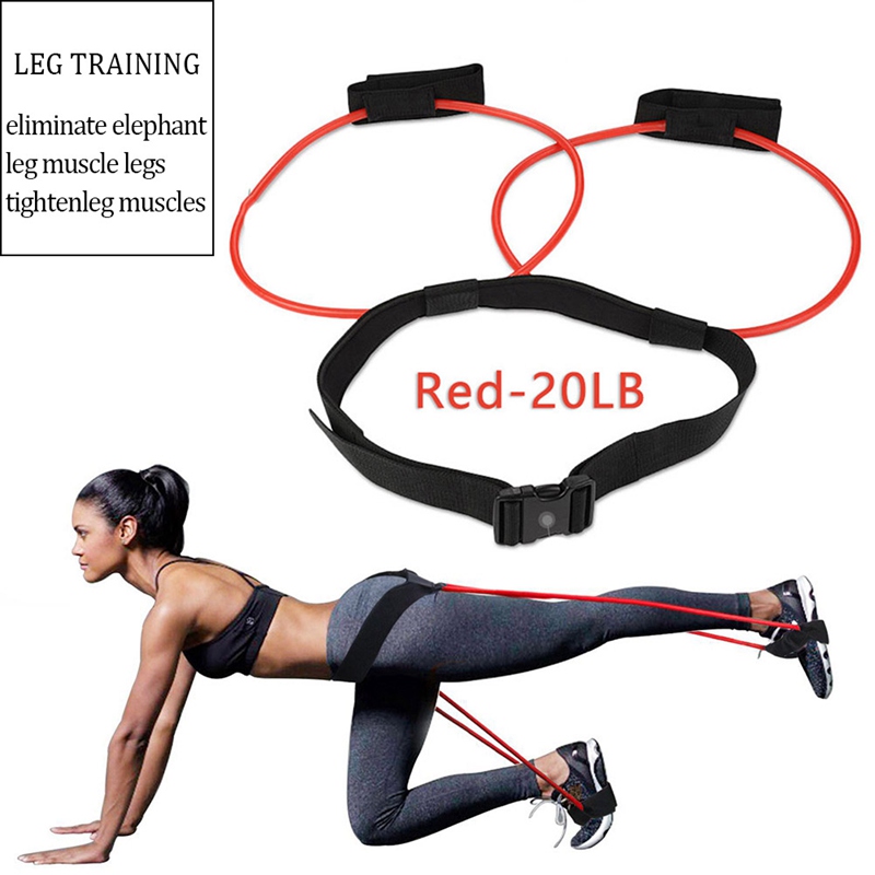 

Resistance Band Gym Body Building Fitness Waist Workout BuLift Legs Elastic Muscle Training Pedal Exerciser