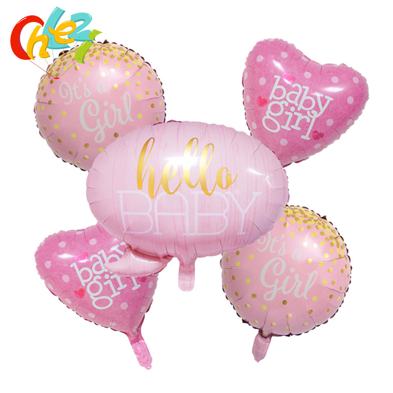 

Party Decoration 1Set Hello Baby Foil Balloons It's A Girl/boy Helium Balloon Birthday Kids Toy Gender Reveal Globos Shower