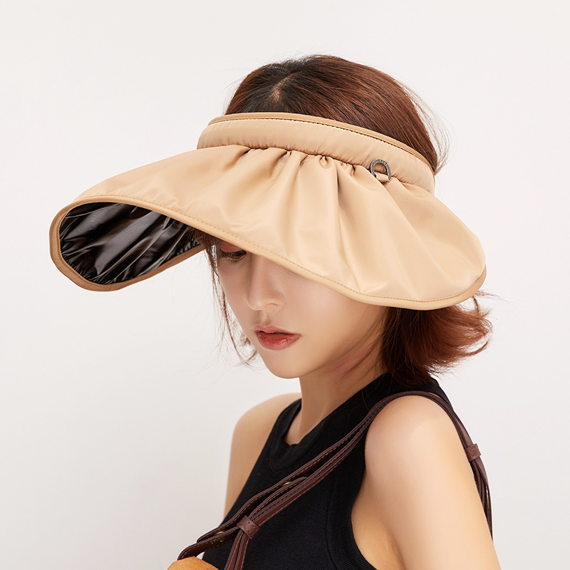 

2020 New summer hat for women anti-UV Foldable Wide Brim visor hat easy to carry travel caps fashion Casual Summer sun hats