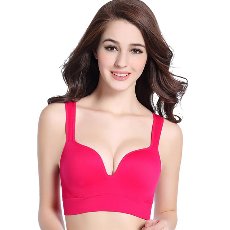 

Women Seamless Fitness Yoga Padded Sports Bra Underwear Stretch Workout Tank Top Sports Fitness Breathable Vest Yoga Underwear F, Beige