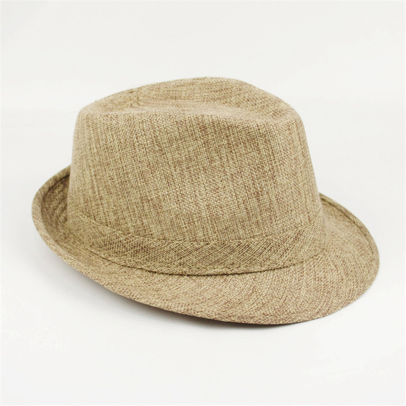 

1Piece Wholesale Summer Unisex Sun hat casual vacation hat women wide brim Beach jazz men hats Fedoras For Men Women gorras