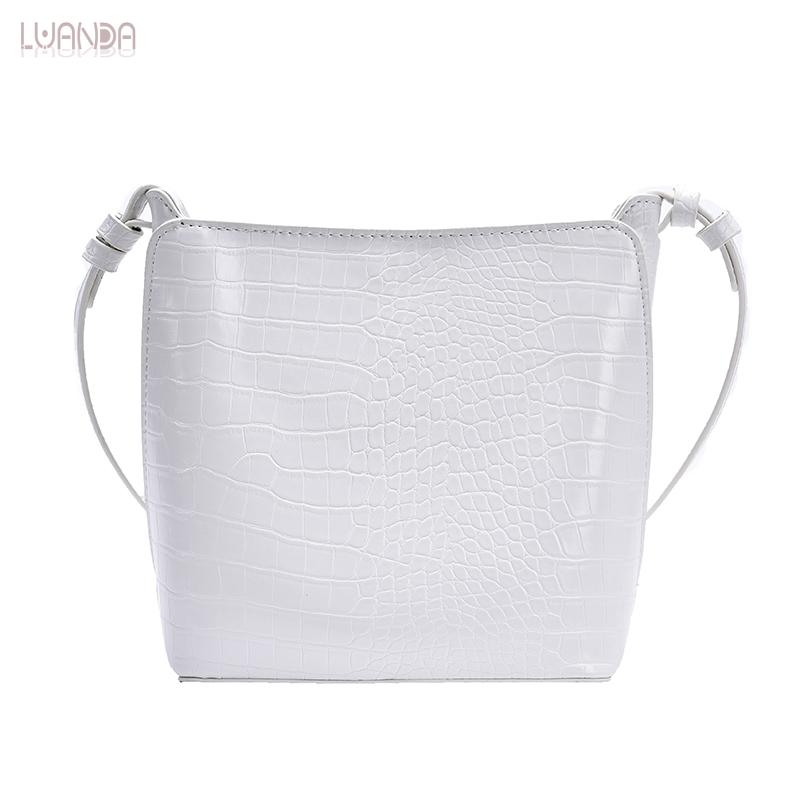 

New 2020 Crossbody Pu Leather Fashion Messenger Handbag Bag Famale Personality Girl Shoulder Vintage Wild Lady Women For Women, Black