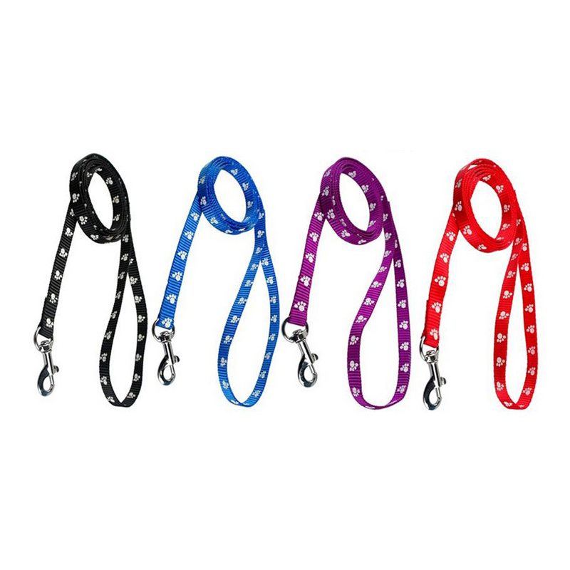 

120cm Long High Quality Nylon Pet Dog Cats Leash Lead for Daily Walking Training 4 Colors Swivel Hook Pet Dog Leashes DHL Free Shipping