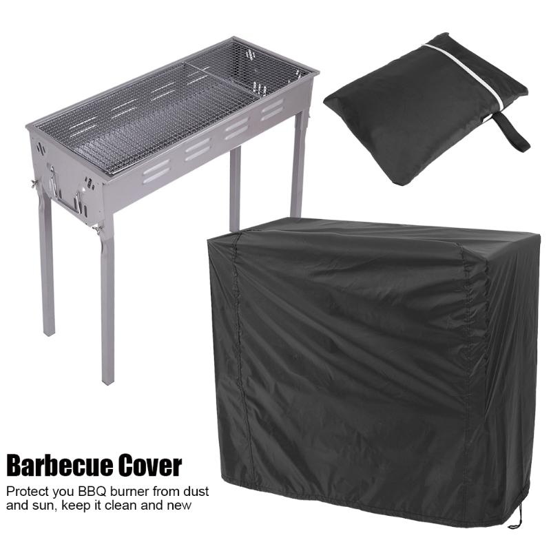 

BBQ Cover Outdoor Dust Waterproof Heavy Duty Grill Cover Rain Protective outdoor Barbecue round bbq grill black