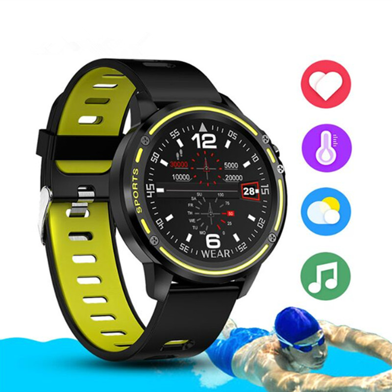 

Wholesale L8 Smart Watch Men IP68 Waterproof Reloj Hombre Mode SmartWatch With ECG PPG Blood Pressure Heart Rate sports fitness watches