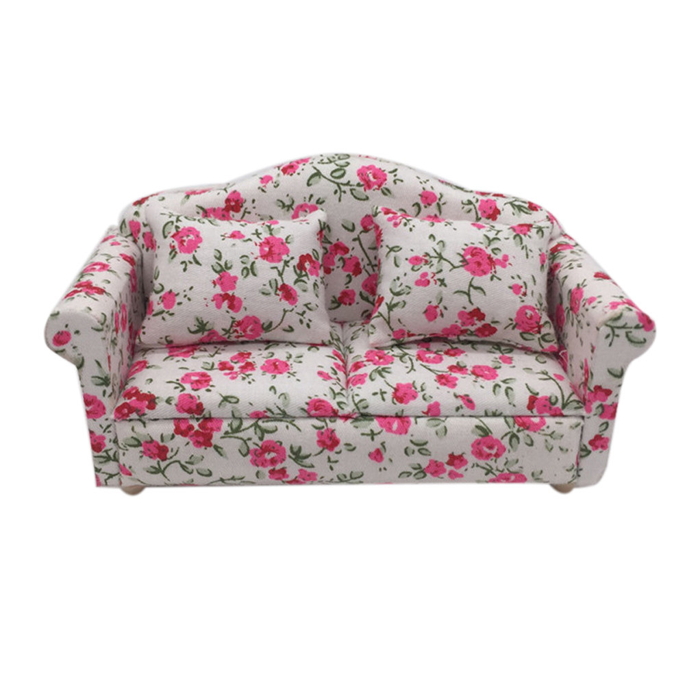 High Quality Mini Dollhouse Furniture Sofa Set Miniature Living Room