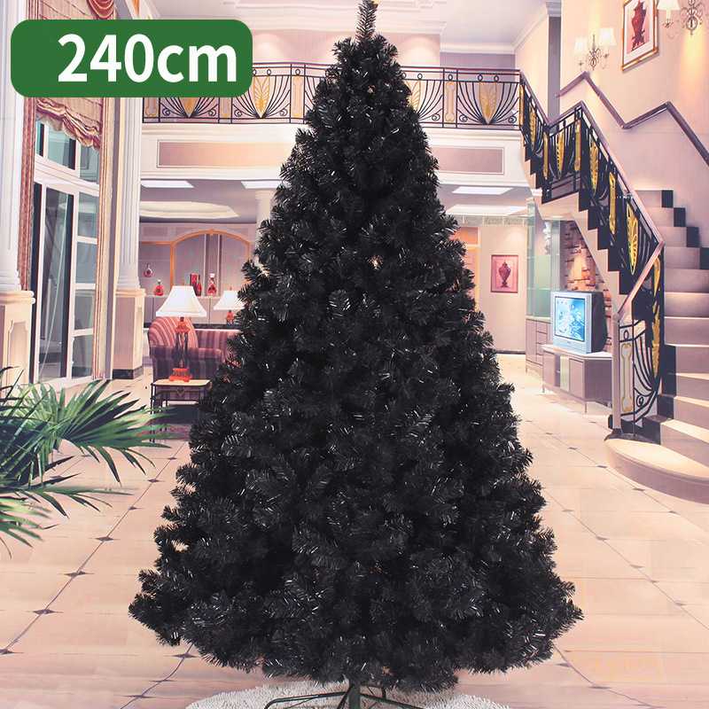

240cm Christmas tree black bluer artificial Christmas tree decorations merry decorations for home ornaments
