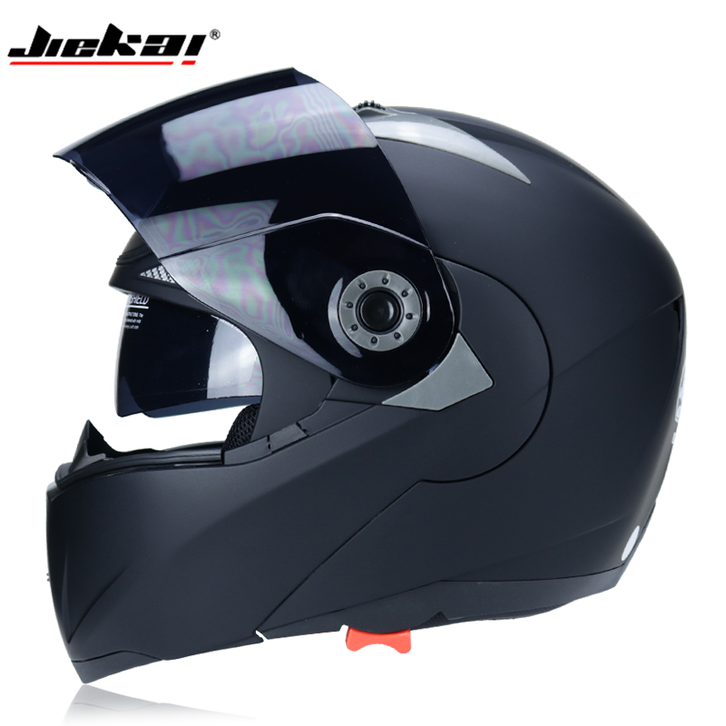 

capacete JIEKAI Motorcycle helmet casco de moto cafe racer helmet Flip up Full Face dual lens visor capacetes de motociclista
