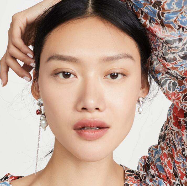 

justine clenquet Baroque Irregular pearl fashion personality trend women's Earrings