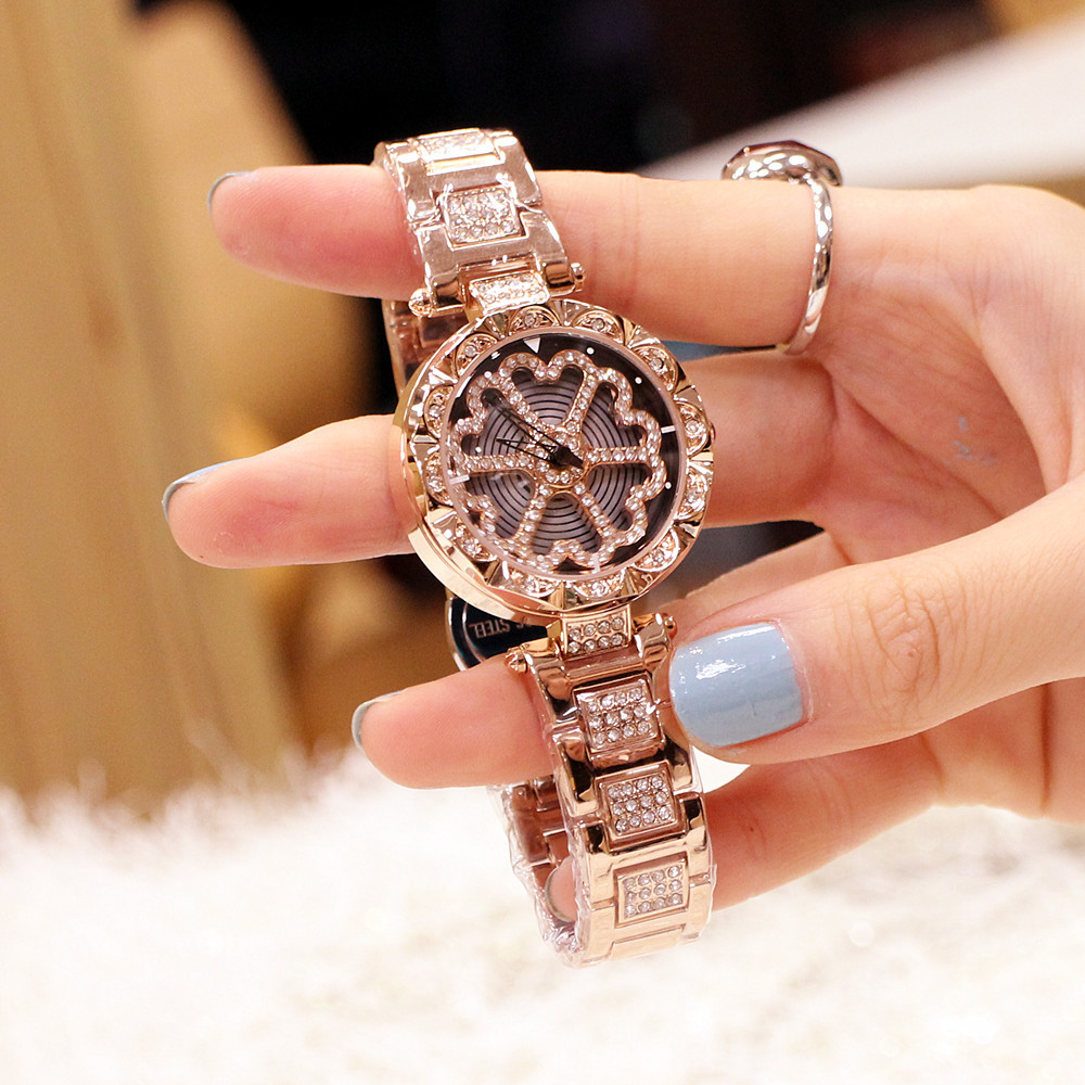 

New Arrival Fashion Celebrity Inspired Fashion New Style Womens Watch Running Time Imported Movement Quartz Waterproof Bracelet Watch Free S, Purple