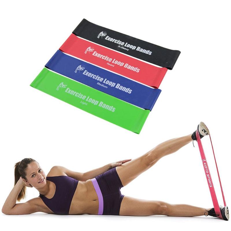 

4pcs Crossfit Resistance Bands Yoga Pilate Athletic Rubber Bands Workout Musculation Latex Rubber Loops Fitness Gym Equipment
