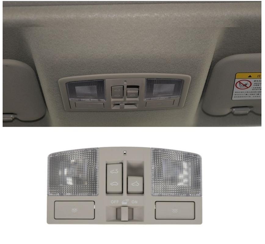 

Lofty Richy For 3 Interior Roof Light Front reading lamp Dome ceiling light Glasses case With sunroof switch BBM6-69-970, As pic