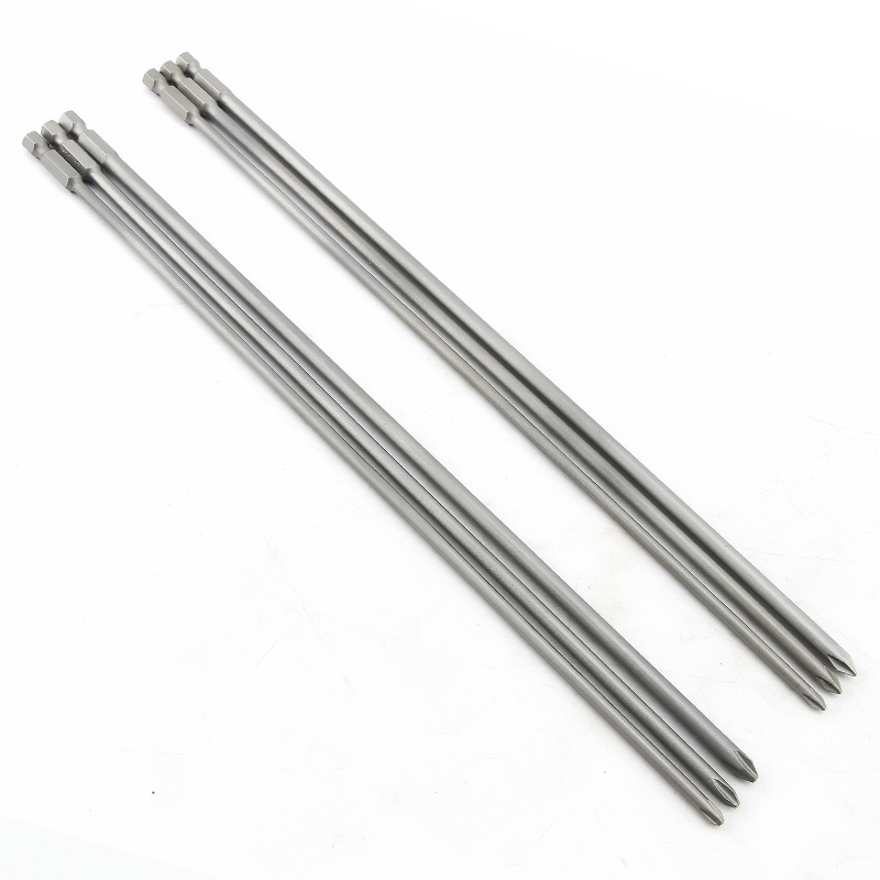 

300mm Longer High Strength Strong Magnetic Screwdriver Bit Set Cross Hard Pneumatic Head Electric Batch Head