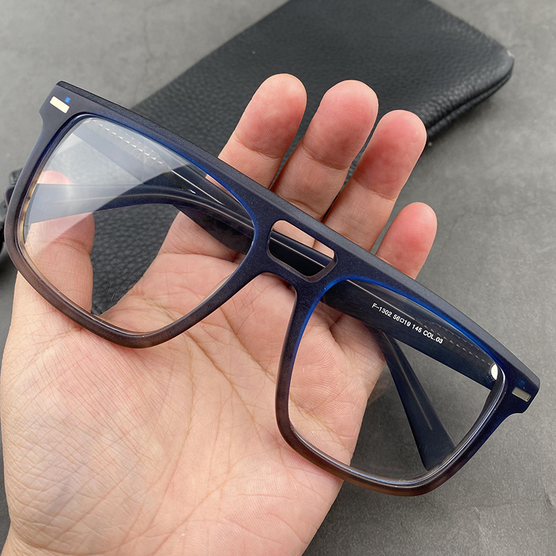 

Acetate Retro Glasses Frame Men Women Vintage Oversized Square Eye Glasses Optical Prescription Eyeglasses Frames Eyewear Oculos