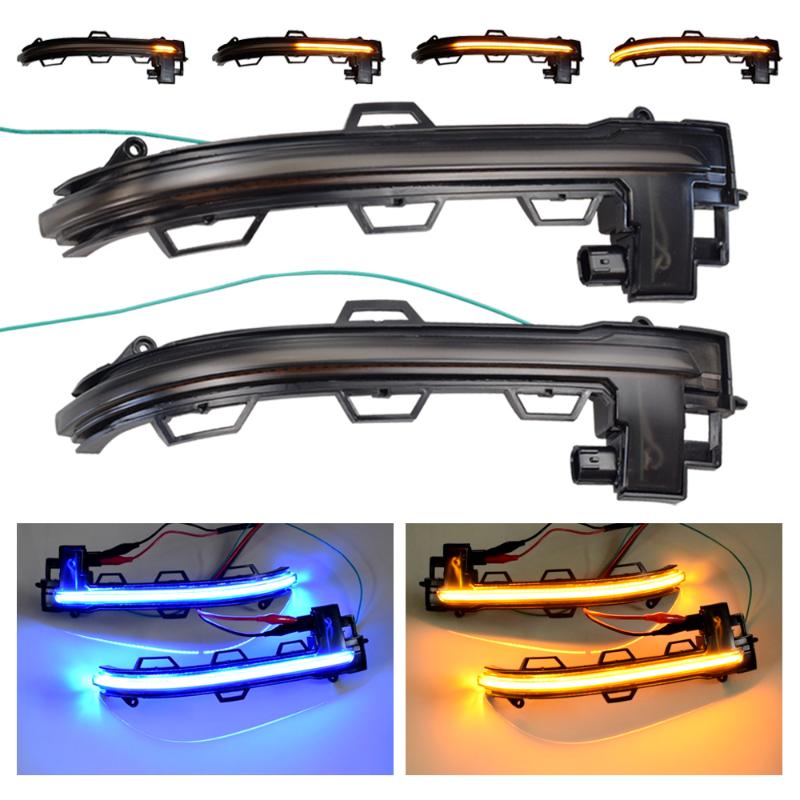 

LED Side Wing Rearview Mirror Indicator Blinker Dynamic Turn Signal Light For X3 X4 X5 X6 X7 G01 G02 G05 G06 G07, As pic
