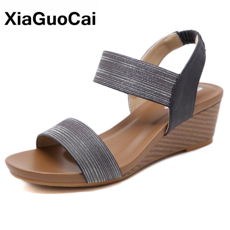 

Summer Women Sandals Casual Breathable Fashion Leisure Ladies Footwear Lightweight Female Shoes Outside Big Size High Quality, Black