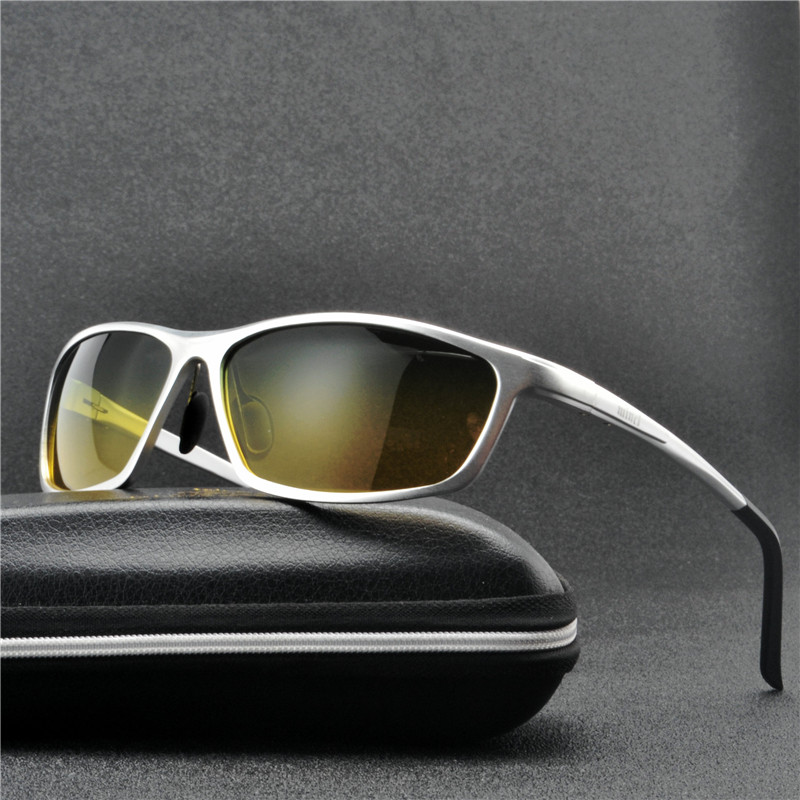 

MINCL/ Brand Men's Vintage Square Sunglasses Polarized UV400 Lens Eyewear Accessories Male Sun Glasses For Men/Women NX