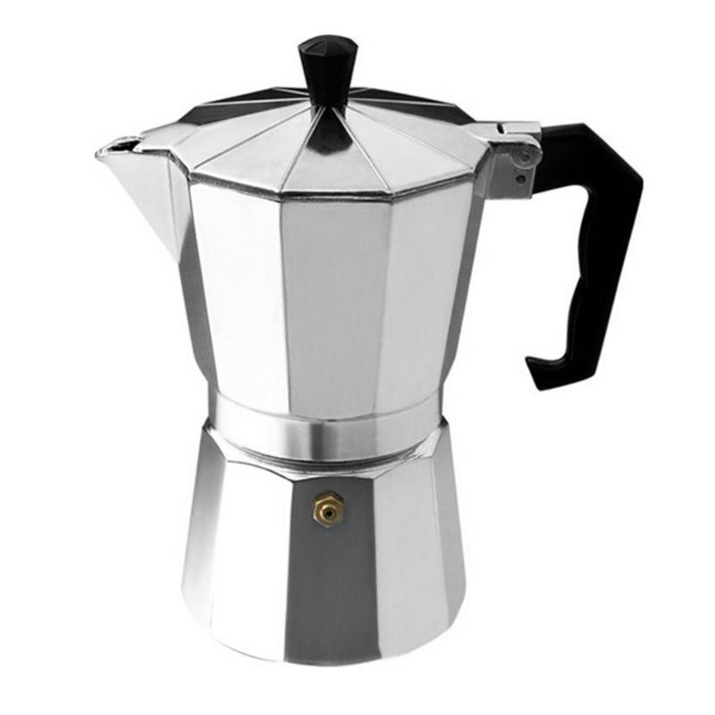 

Coffee Maker Pot 3/6 Cups Espresso Pot Aluminum Moka Coffee Maker Moka Espresso Latte Percolator Stove Top