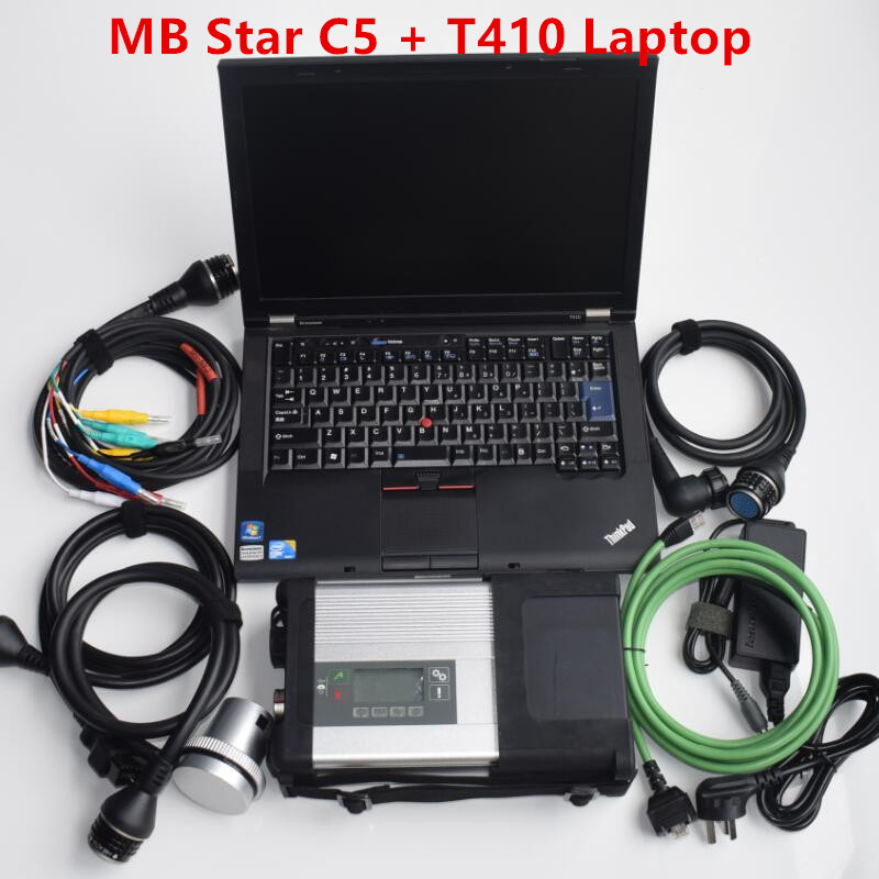 

MB Star C5 Diagnosis Tool with software SSD V2020.09 Plus Laptop t410 4g