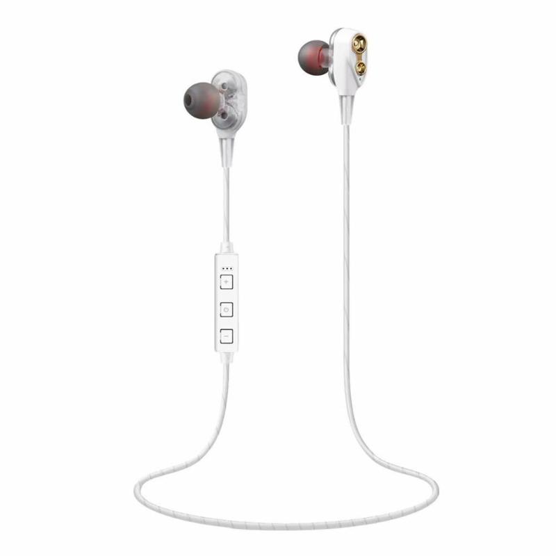 

Sports Neckband Dual Moving Coils In-ear Wireless Stereo Bluetooth Earphones