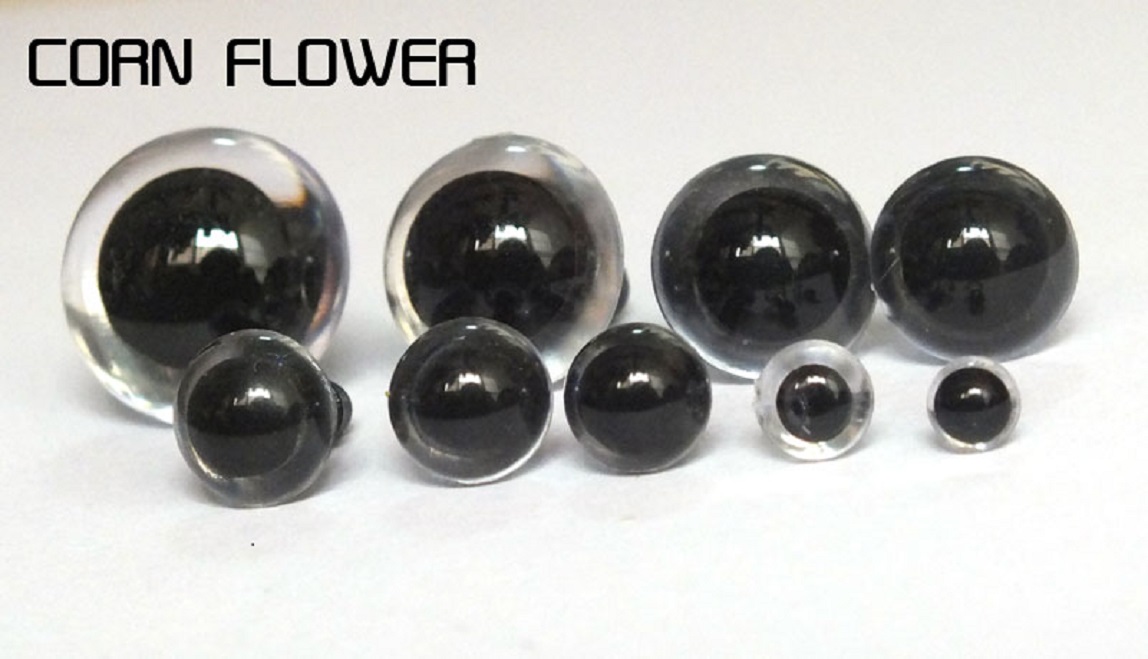 

100Pcs plastic clear crystal toy eyes for doll accessories ---5-18mm can choose safety eyes