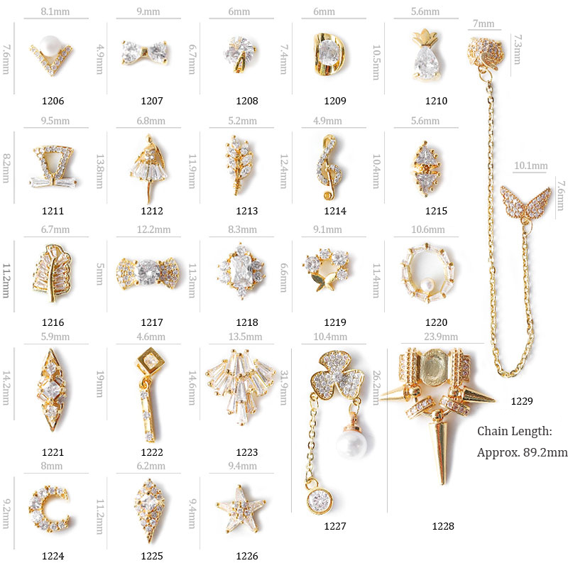 

Ins Style Luxury Angel Pendant 3D Alloy Nail Art Zircon Drill Pearl metal manicure nail accessories DIY Nail Decoration Beauty Tools
