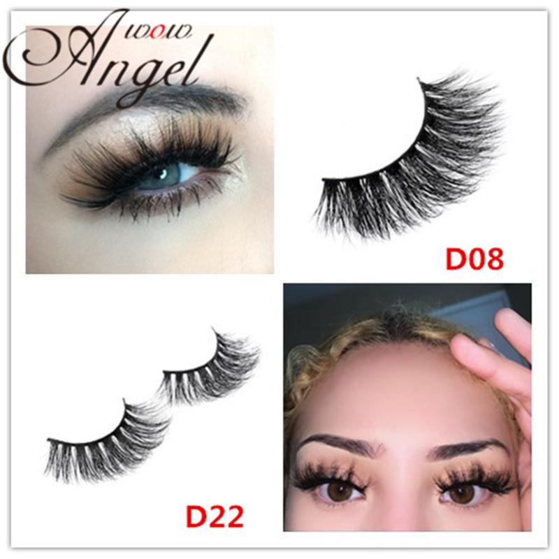 

WowAngel Mink Lashes 3D Mink Eyelashes 10 Pairs 100% Cruelty free Lashes Handmade Reusable Natural Eyelashes False Makeup