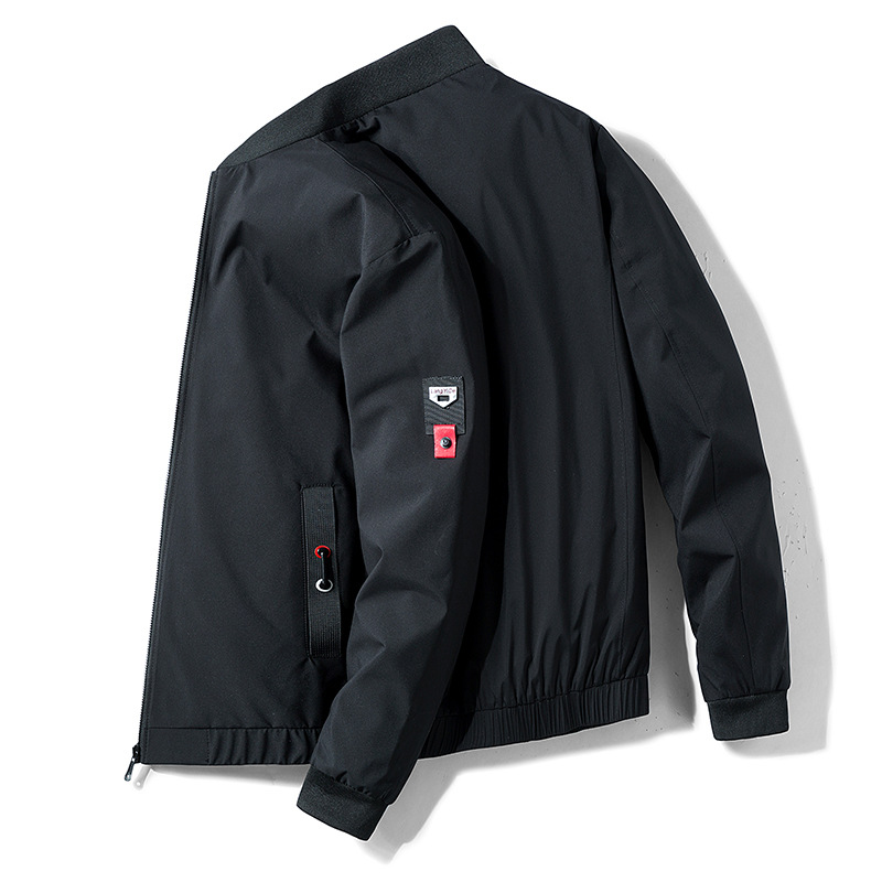 

2020 New Autumn Winter Jacket Mens Hiphop Hooded Streetwear Zipper Hoody Tops Mens Windbreaker Jackets Fashion Outwear Male, Black