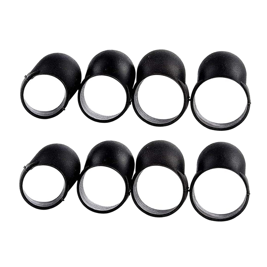 8x Steel Tongue Drum Finger Picks Silicone Knocking Finger Sleeves Handpan-image-588648558