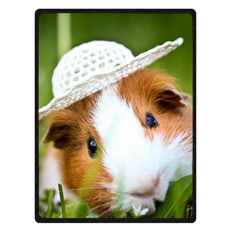 

Guinea Pig Throw Blankets Customized Blanket Manta Coral Flannel Blanket Sofa/Couch Bed/Plane Travel Foot Coverlet