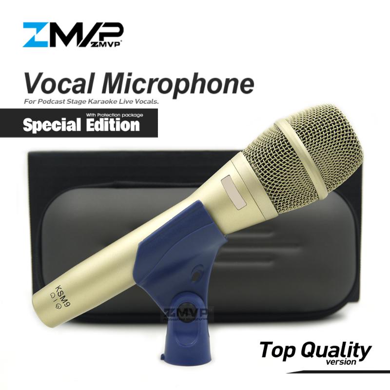 

Top Quality Version Special Edition KSM9C Professional Live Vocals Dynamic Wired Microphone Karaoke Supercardioid Podcast Mic